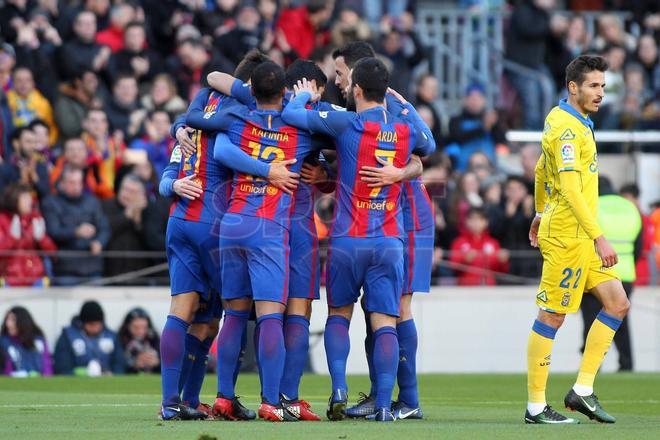 Las mejores imágenes del FC Barcelona VS UD Las Palmas