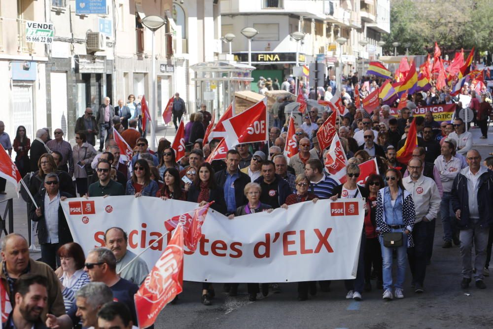 Manifestación del Primero de Mayo en Elche