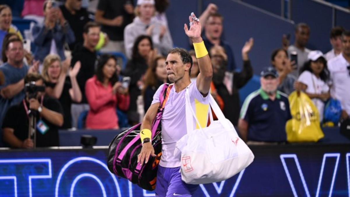 Nadal dice adiós en Cincinnati