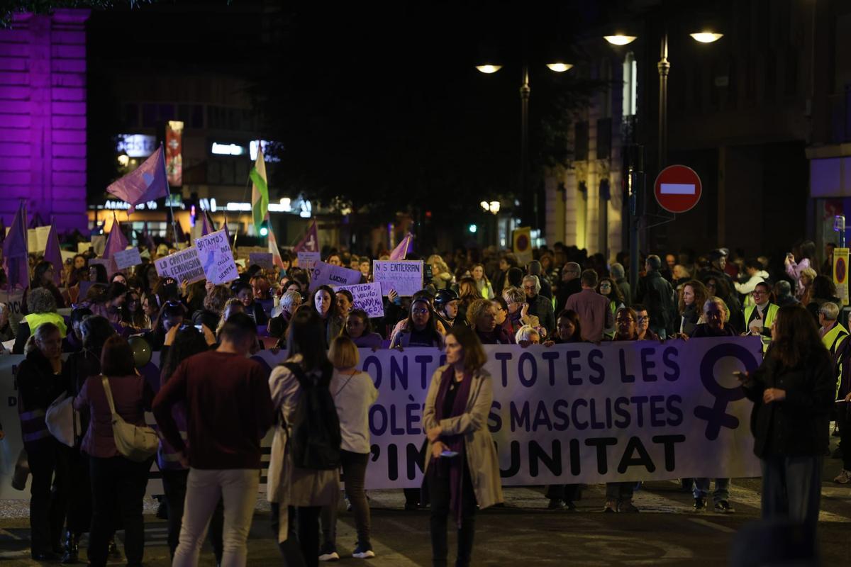 25N VALENCIA | 25N en València: La manifestación contra la violencia ...