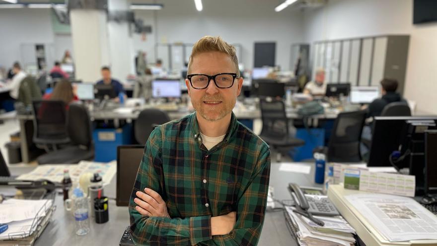 Jorge Heras, responsable del suplemento 'Activos' en Aragón