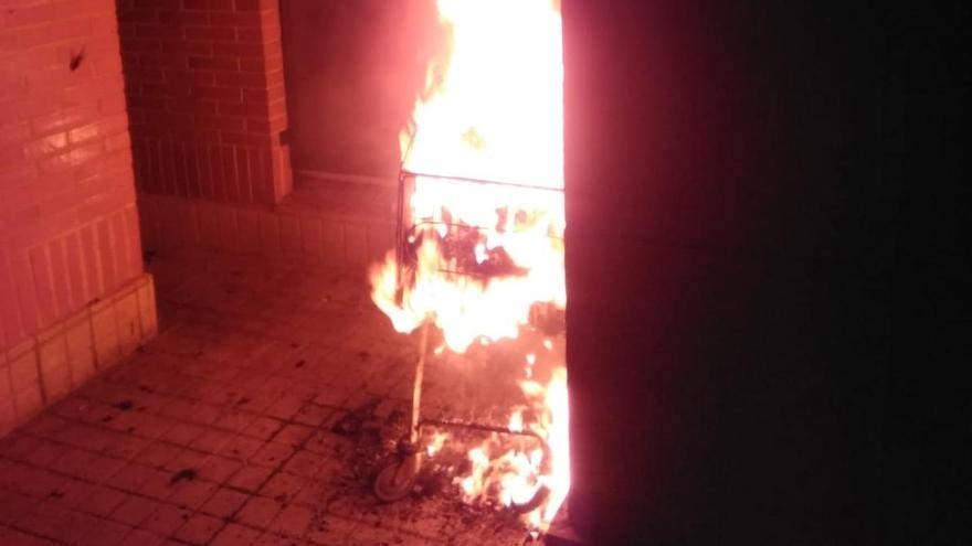 Incendio provocado contra una persona sin hogar en València