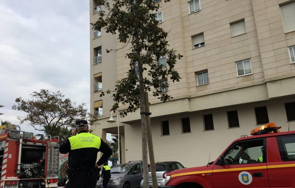 Incendio en una vivienda en la calle Pacífico