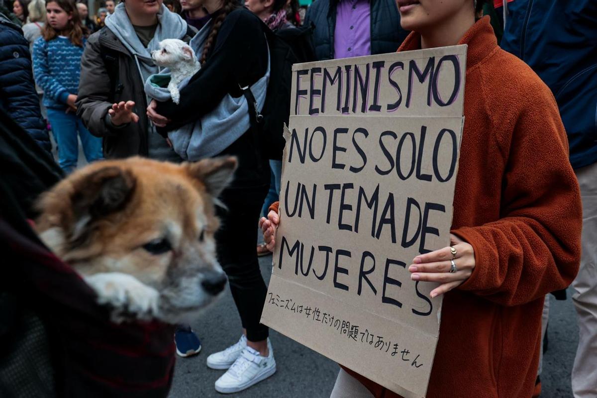 Manifestación por el 8-M el pasado año