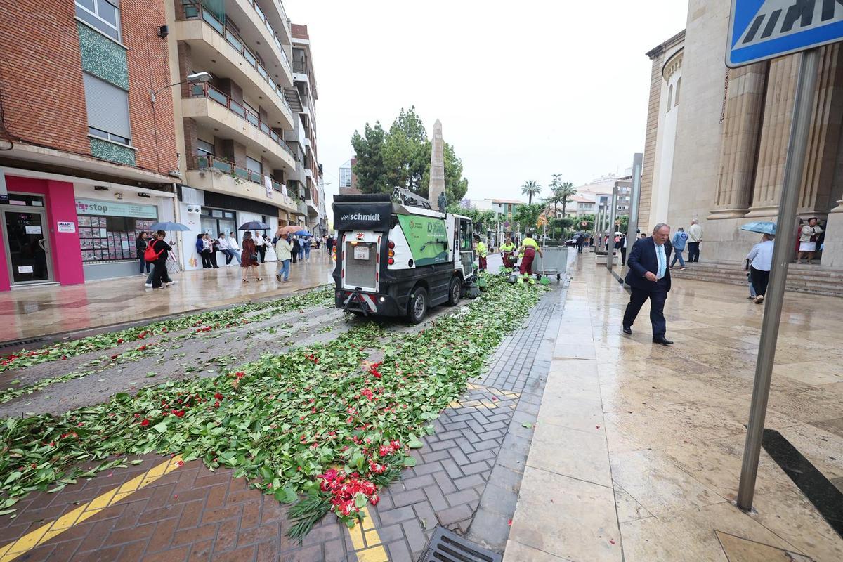 La lluvia no ha permitido celebrar la procesión este domingo por la tarde en Vila-real.