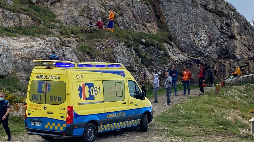 Rescatan a un hombre en Monteferro tras caer y romperse un tobillo