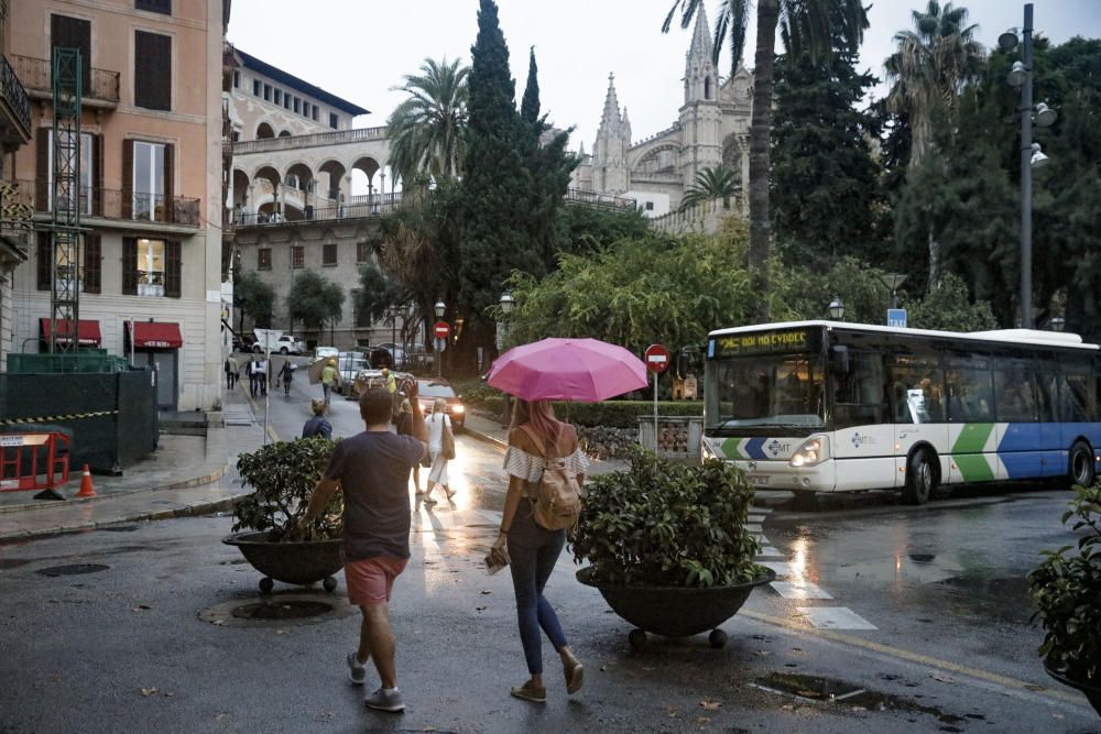 El temporal coge fuerza en toda Mallorca