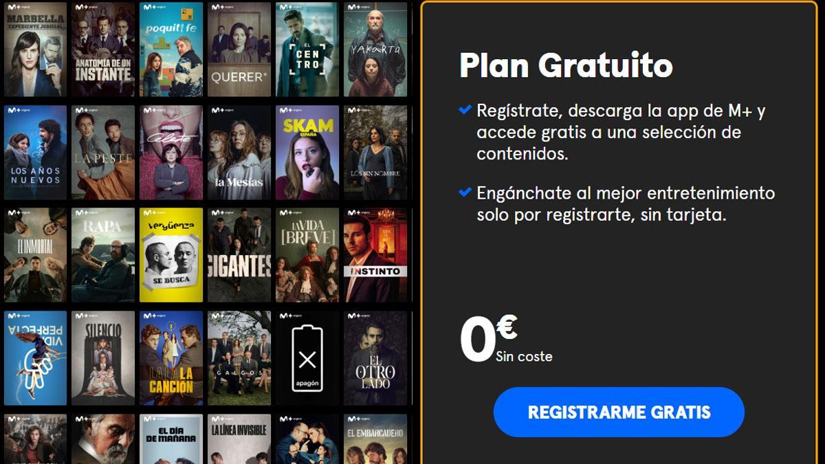 Plan gratuito de Movistar Plus+