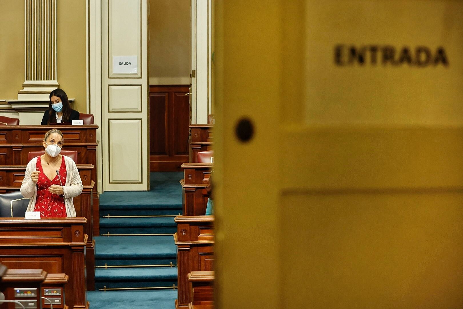 Pleno en el Parlamento de Canarias (9/2/21)