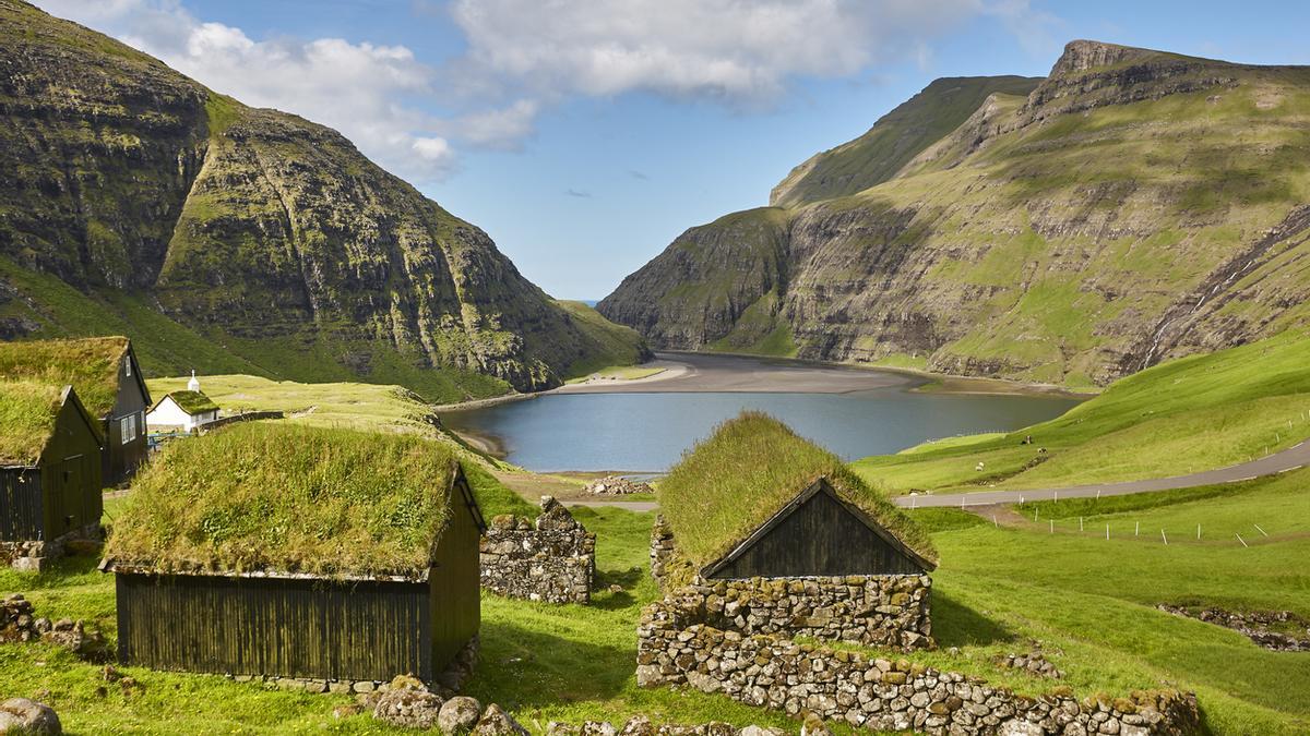 Las casitas de las Islas Feroe que parecen generadas por IA