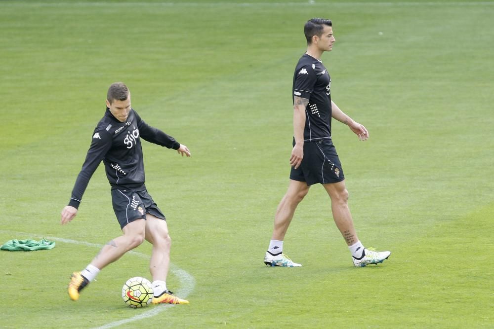 Entrenamiento del Sporting