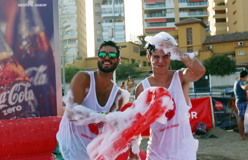 Coca cola celebra el fin del verano en La Malagueta