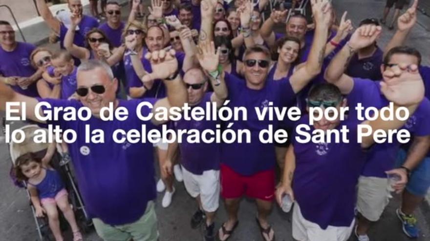 El Grao de Castellón vive por todo lo alto la celebración de Sant Pere