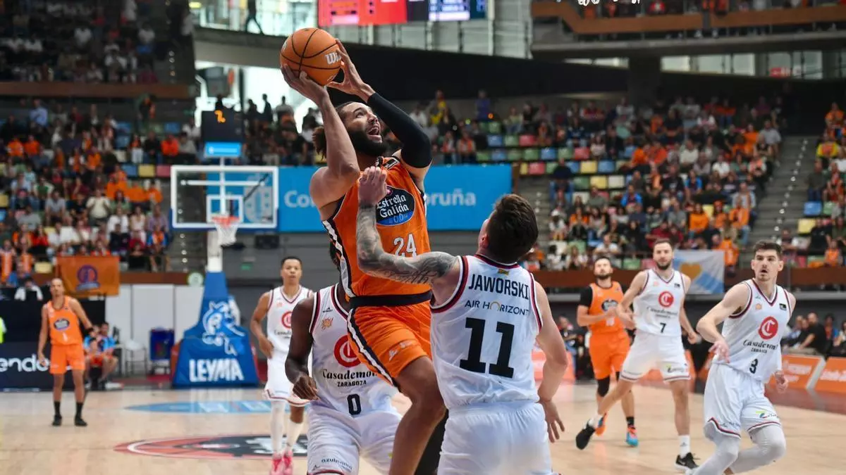 71-92 | El Leyma Coruña se desconoce a sí mismo y suma su segunda derrota ante el Zaragoza