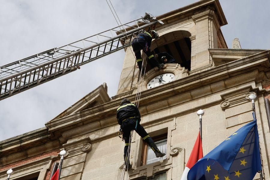 Simulacro de Bomberos.