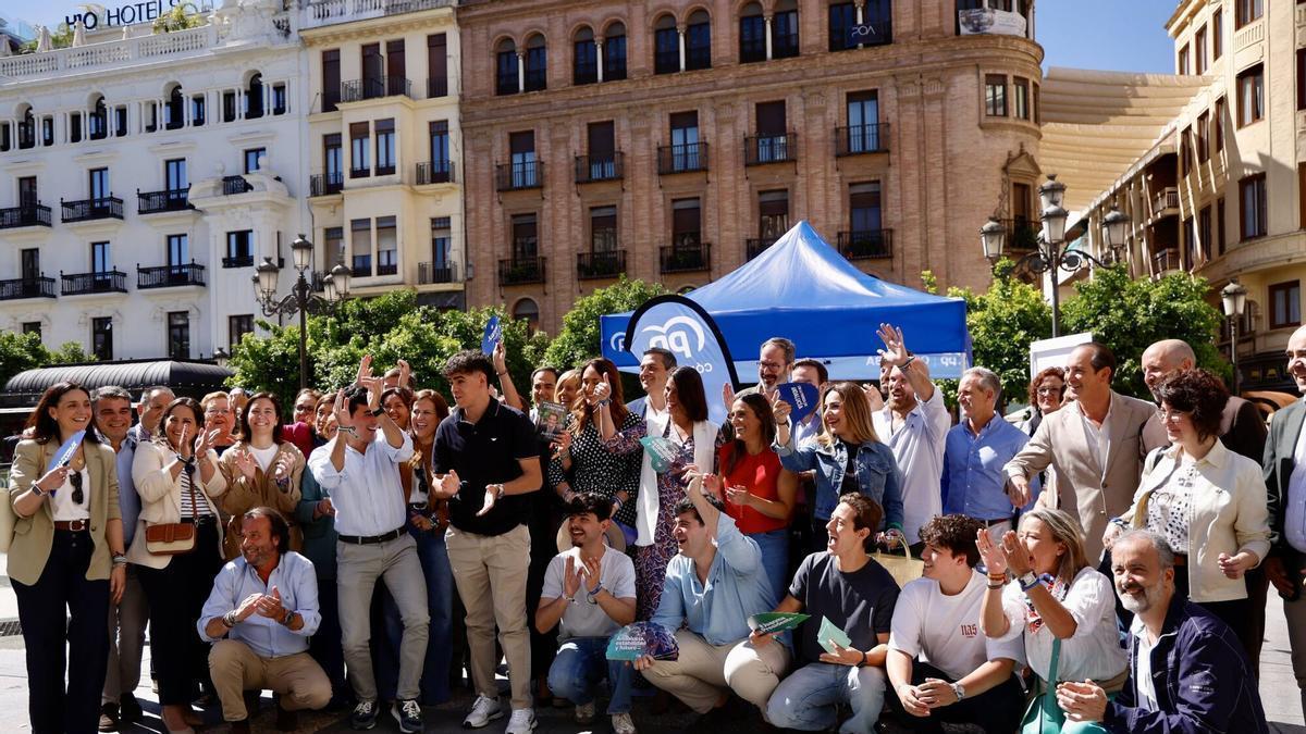 Cierre de campaña del Partido Popular en Las Tendillas.