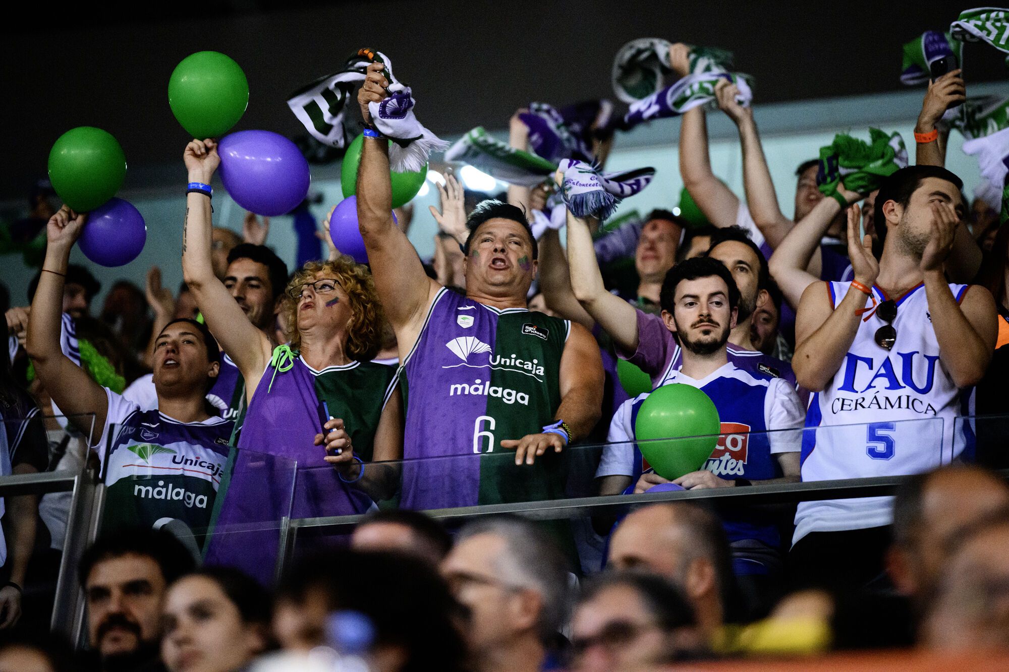 Semifinal Copa entre el Unicaja y el Laguna Tenerife