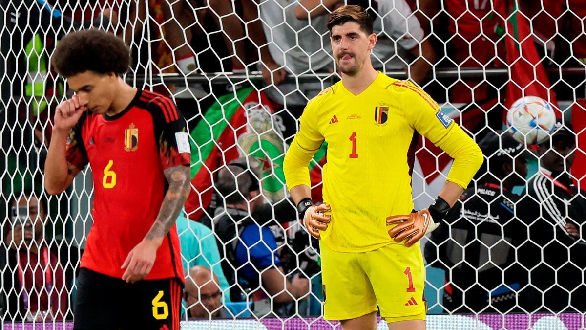 Bélgica - Marruecos: La cantada de Courtois