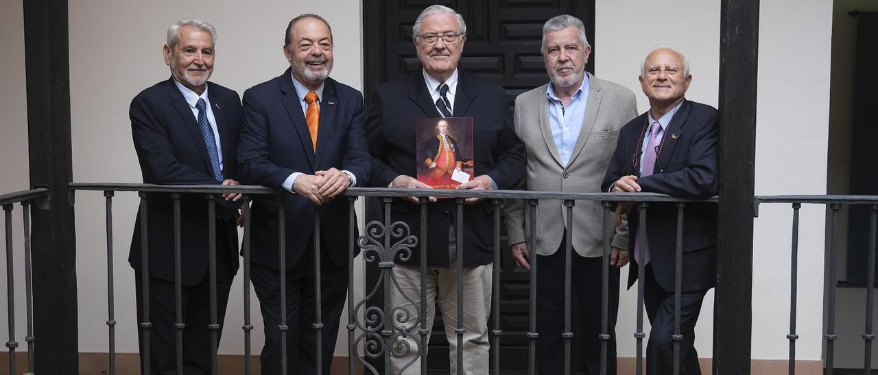 De izquierda a derecha, Francisco Cabrera, Miguel Ángel Gálvez, Mariano Vergara, José María Ruiz Povedano y Manuel Olmedo.