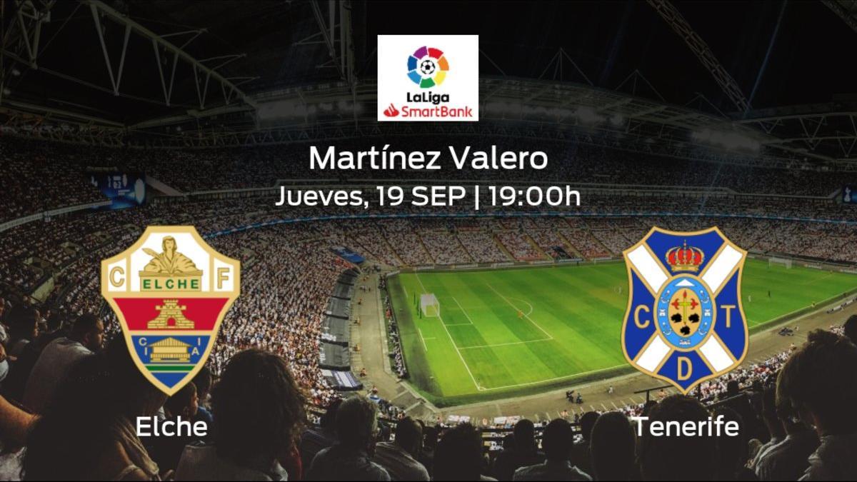 Previa del partido de la jornada 6: Elche contra Tenerife