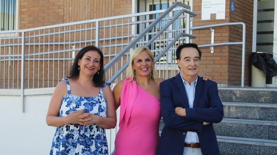 FOTOGALERÍA | La consejera Elena Manzano visita el edifico de Servicios Fiscales de Badajoz tras las obras de accesibilidad