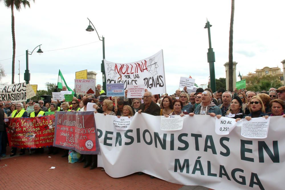 Manifestación en Málaga