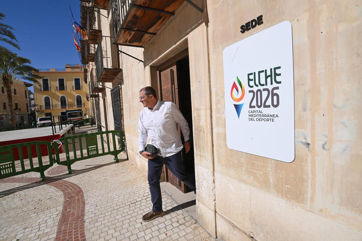 La sede de Capitalidad Mediterránea del Deporte en Elche se encuentra en el edificio del Ayuntamiento