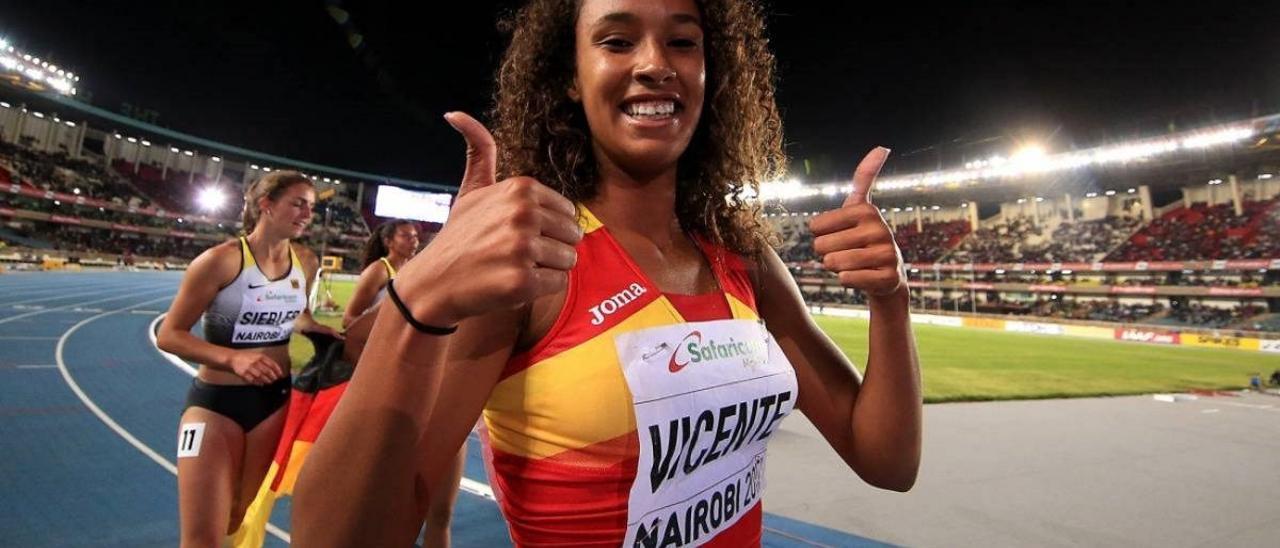 La atleta española María Vicente.