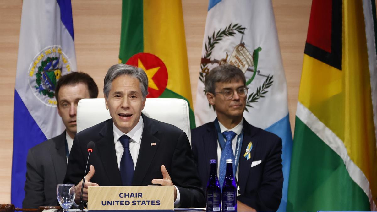 El secretario de Estado de EEUU, Antony Blinken, en la Cumbre de las Américas.