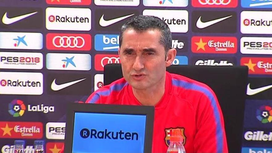 Valverde, sobre el triplete: "No pensamos en eso"