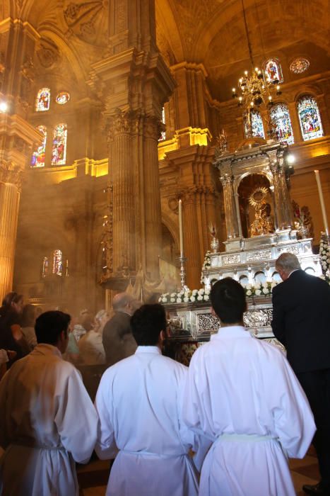 Procesión del Corpus en Málaga de 2018