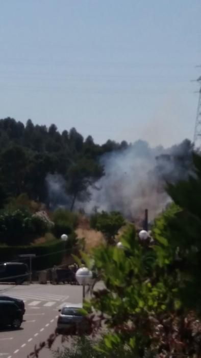 Incendi agrícola a Sant Joan de Vilatorrada