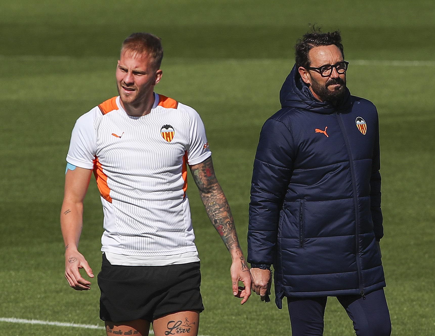 Las imágenes del entrenamiento de hoy del Valencia CF