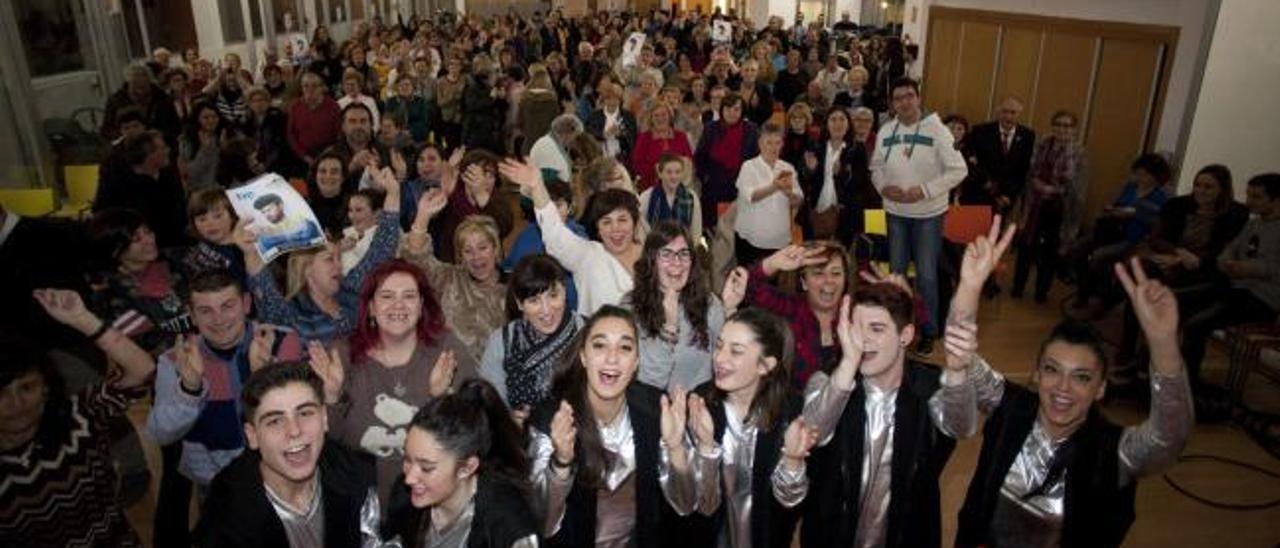 Gala de apoyo al cantante de Sotrondio Fruela, para participar en Eurovisión