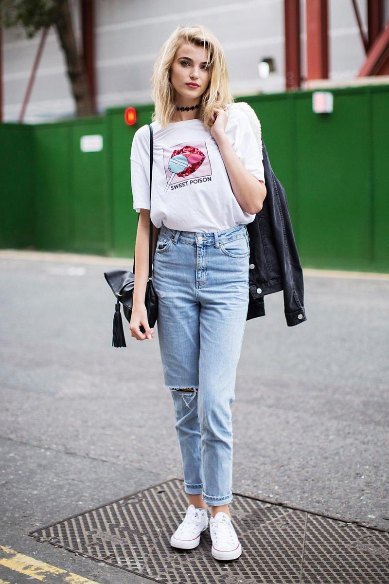 Mom jeans: Street style en Londres