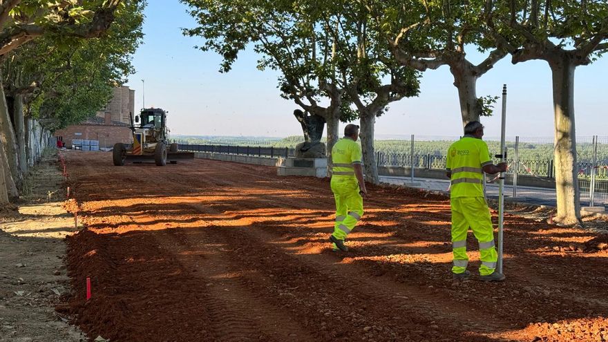 Uno de los novillos de la tarde le planta cara al burladero.