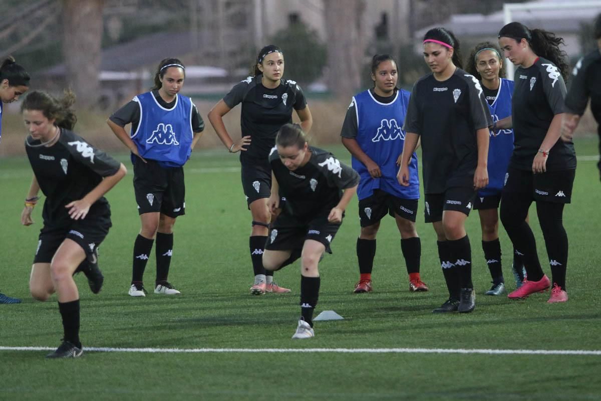 Córdoba CF Femenino, primer entrenamiento