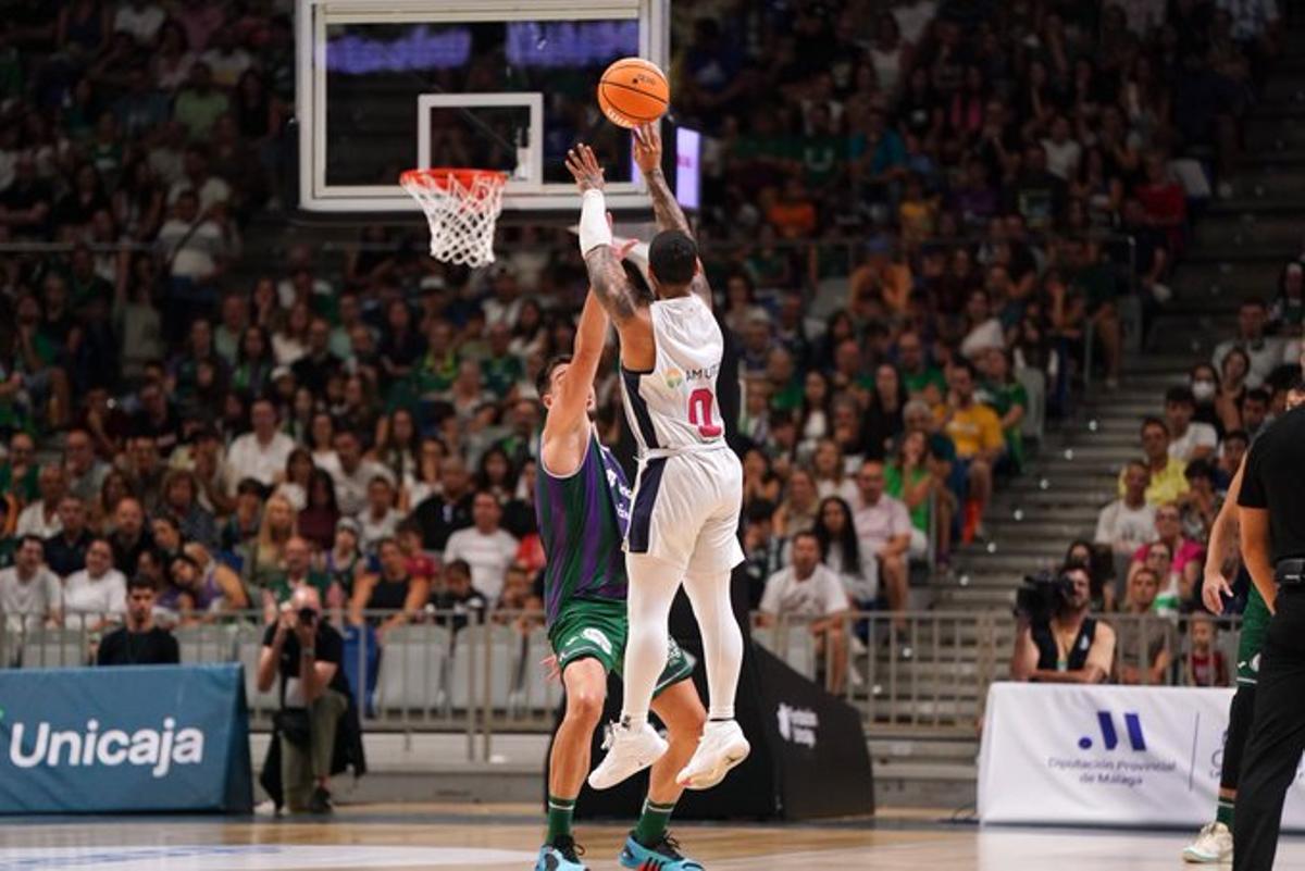 Baskonia siempre fue a remolque de los malagueños, mucho más rodados