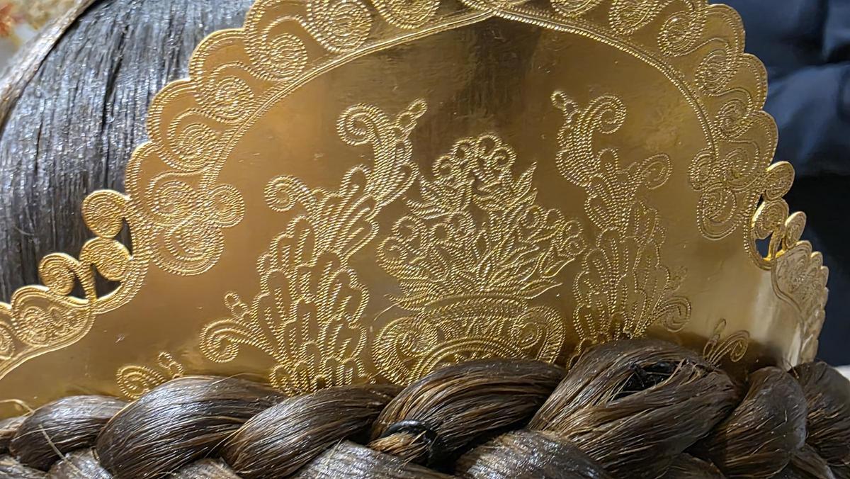 La peineta hecha en tiempo récord