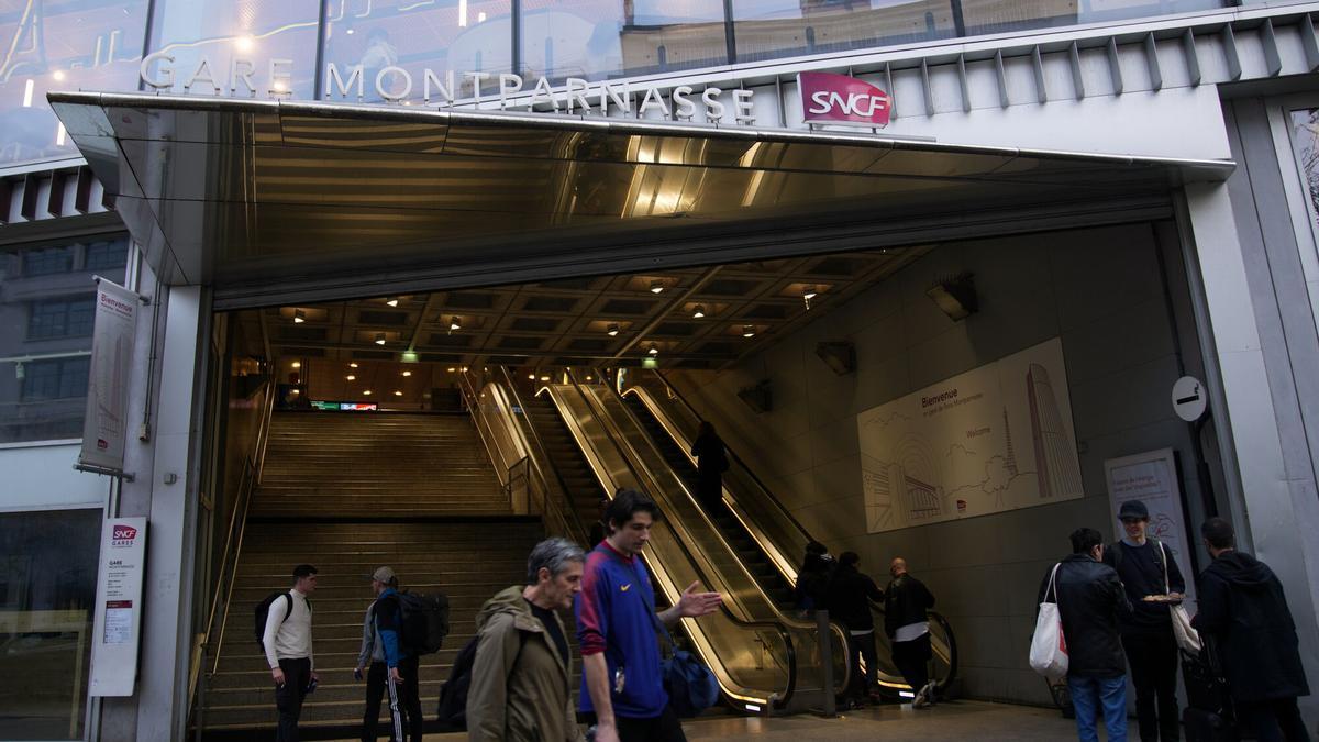 Inmediaciones de la estación de Montparnasse, donde se produjo el incidente.