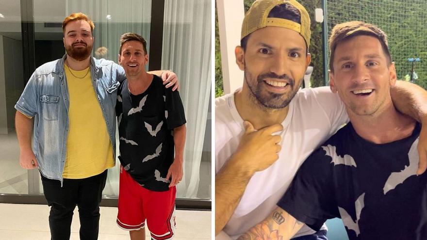 Leo Messi se despide de Barcelona en una cena íntima con Ibai Llanos y el Kun Agüero