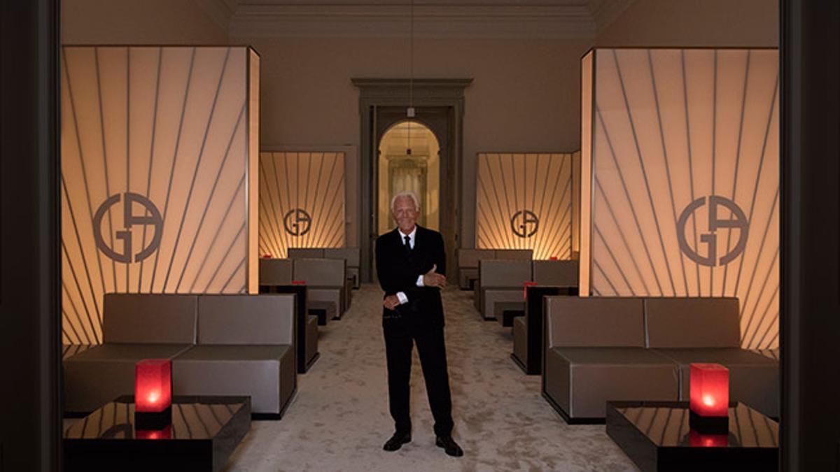 El diseñador Giorgio Armani en Tokio