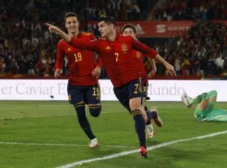 Así fue el gol de Morata para clasificar a España al Mundial de Catar