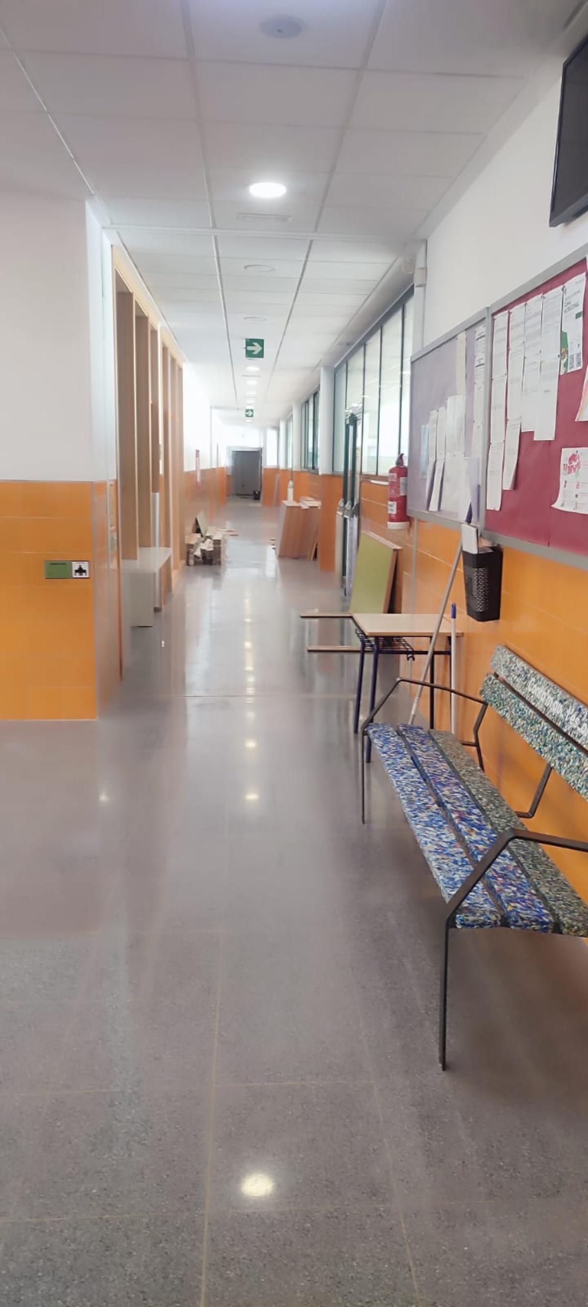 El colegio en su estado actual.