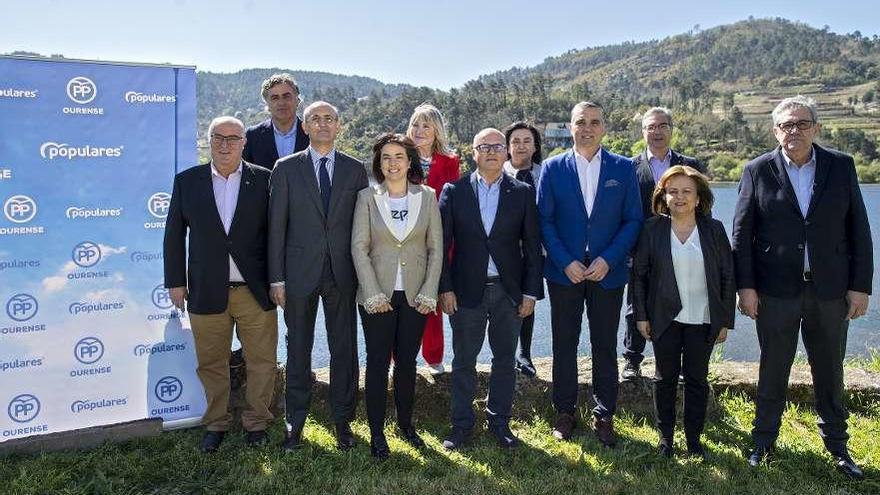 Presentación de las candidaturas del PP al Congreso y al Senado por la provincia de Ourense. // FdV