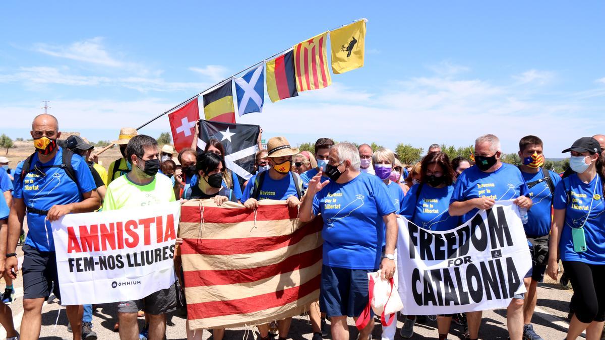 L’exconseller de Presidència, Jordi Turull, entrant a Arnes