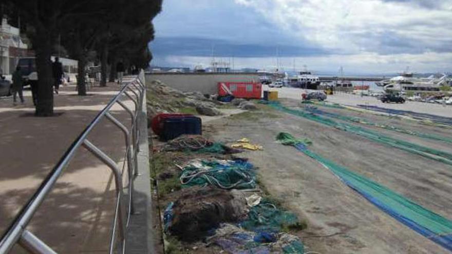 La zona del port pesquer de Roses on s&#039;actuarà per allargar el passeig i crear un mirador.