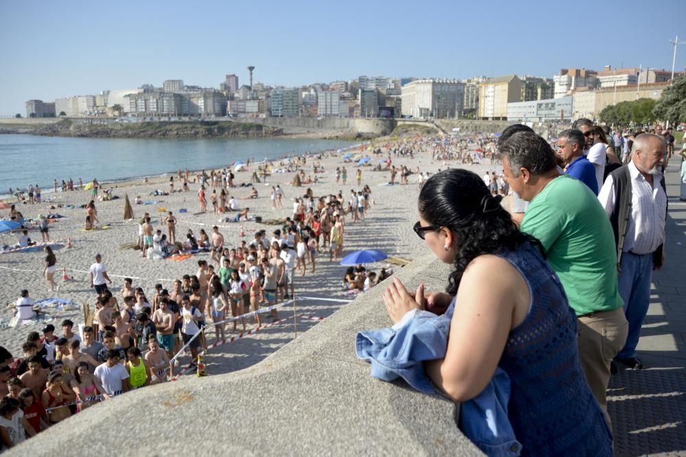 Así fue el día y la noche de San Juan en A Coruña