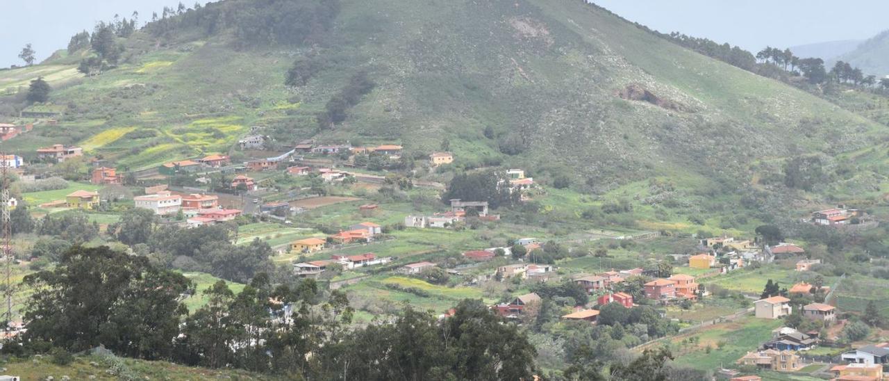 Una vista panorámica de la zona rural de El Rosario.