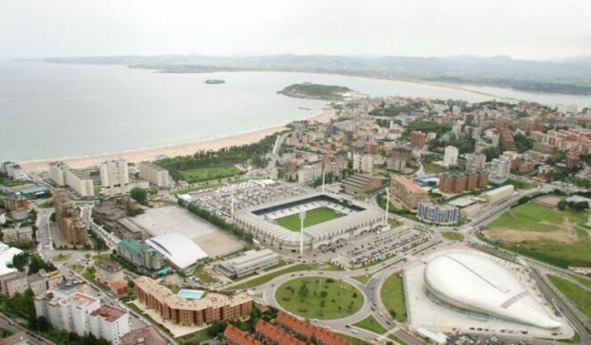 Vista de los Campos de Sport de El Sardinero